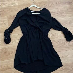 Rachel Roy - long sleeve black dress